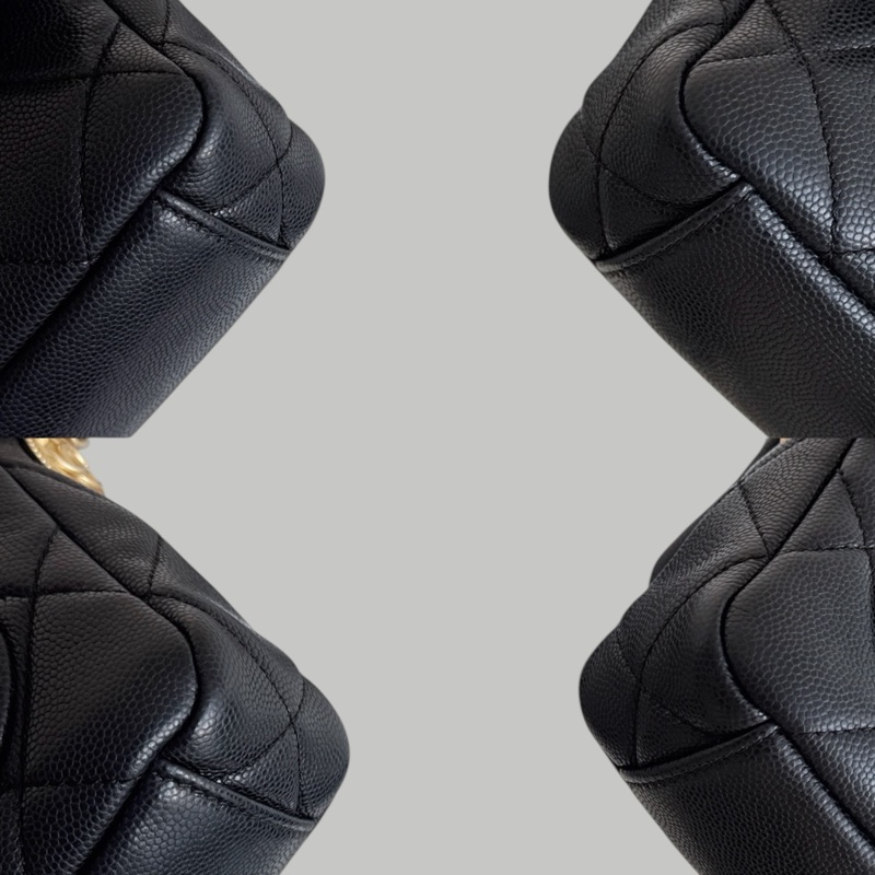 Chanel Caviar 22A 金幣鏈-5