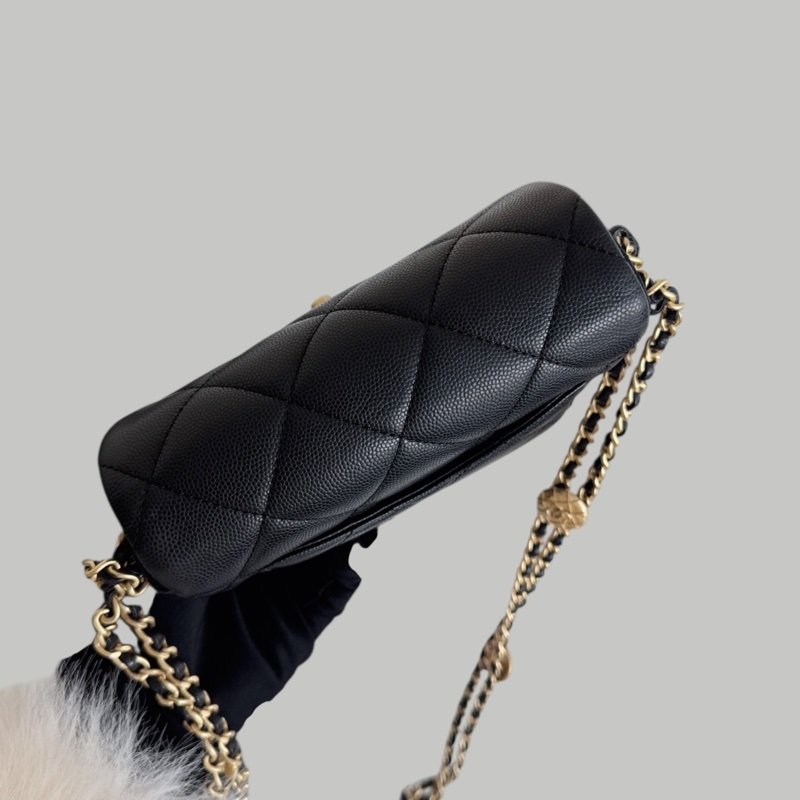 Chanel Caviar 22A 金幣鏈-7