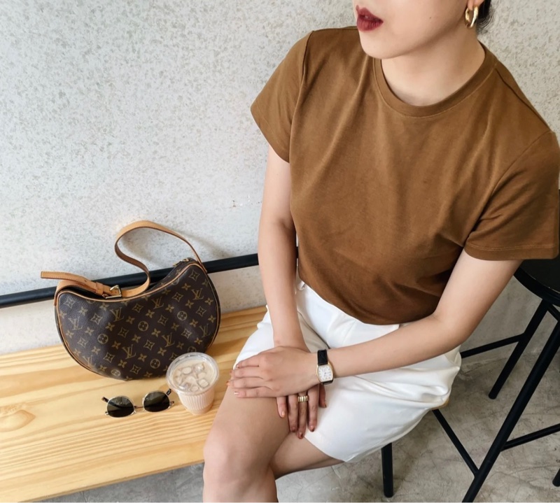 LV Croissant Medium 中古可頌包中號🥐碗豆包🫘月亮包/月牙包/腋下包/有塵袋/漂亮包況-8