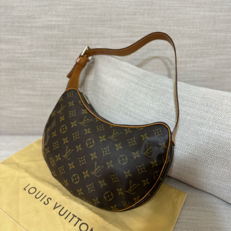 LV Croissant Medium 中古可頌包中號🥐碗豆包🫘月亮包/月牙包/腋下包/有塵袋/漂亮包況-19