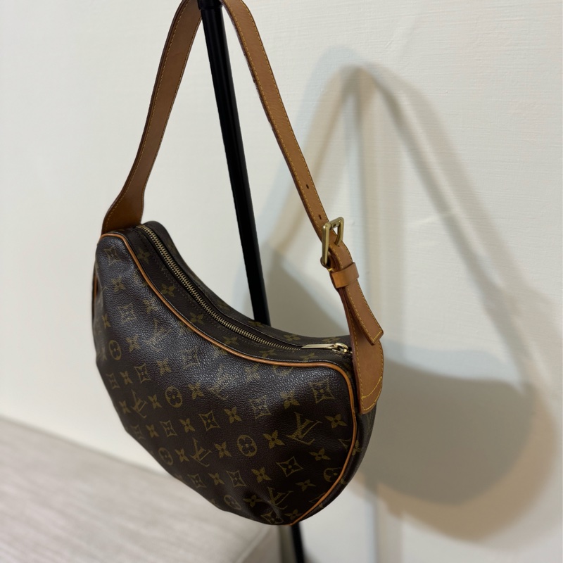 LV Croissant Medium 中古可頌包中號🥐碗豆包🫘月亮包/月牙包/腋下包/有塵袋/漂亮包況-61