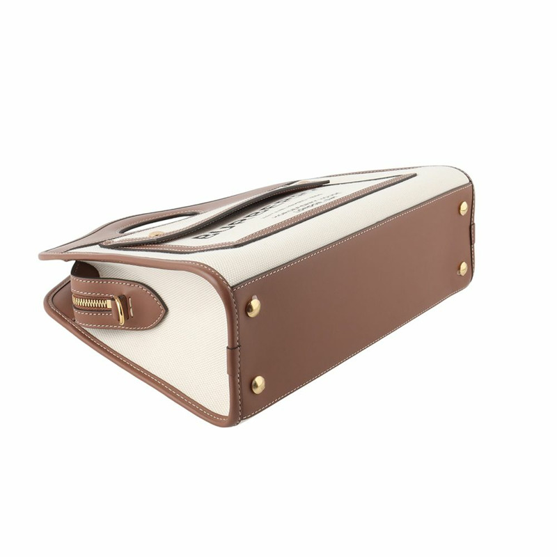 【包稅】BURBERRY 帆布口袋斜背包-4