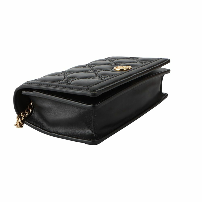 【包稅】GUCCI 723787 GG 馬特拉塞凸紋鏈條皮夾 WOC 斜背包-4