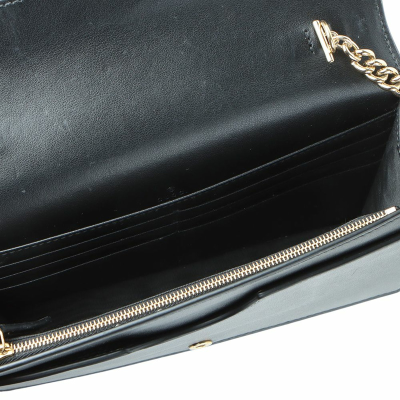 【包稅】GUCCI 723787 GG 馬特拉塞凸紋鏈條皮夾 WOC 斜背包-6