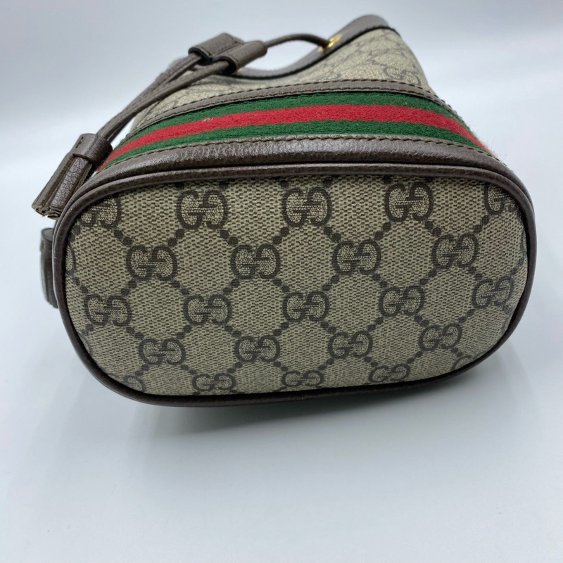 Gucci Ophidia系列 老花mini小水桶包-3