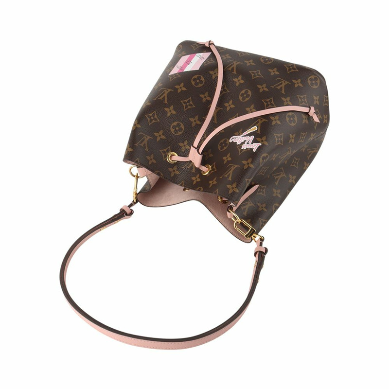 【包稅】LOUIS VUITTON M44022 Monogram Neo Noe 玫瑰粉紅單肩包 33836Y--3