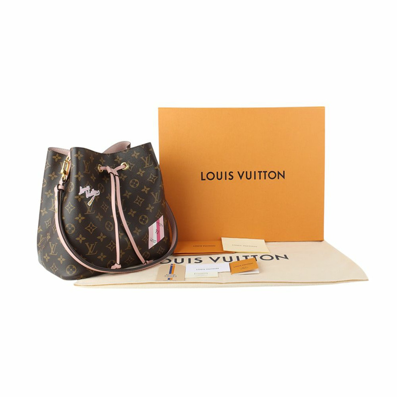 【包稅】LOUIS VUITTON M44022 Monogram Neo Noe 玫瑰粉紅單肩包 33836Y--7