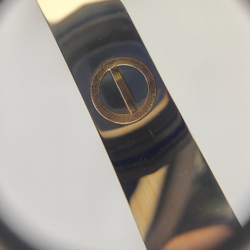 Cartier 卡地亞 love 18K玫瑰金 寬版無鉆手環 Size 16 Bracelet-6