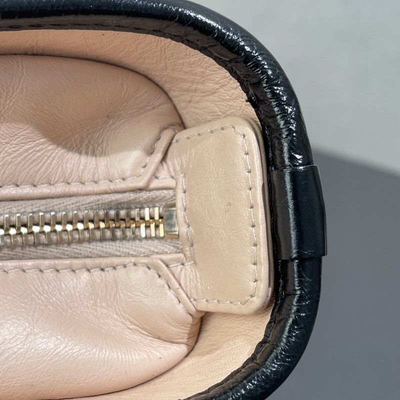 Chanel 香奈兒 流浪 中號 米色拼黑色-16