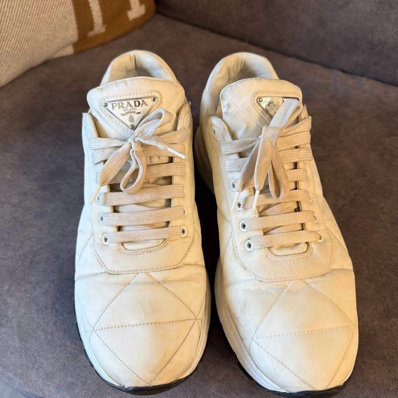 ‼️百搭的要命Prada小白鞋-0