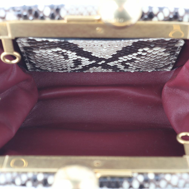 【包稅】BURBERRY Python Frame 小號斜背包-6