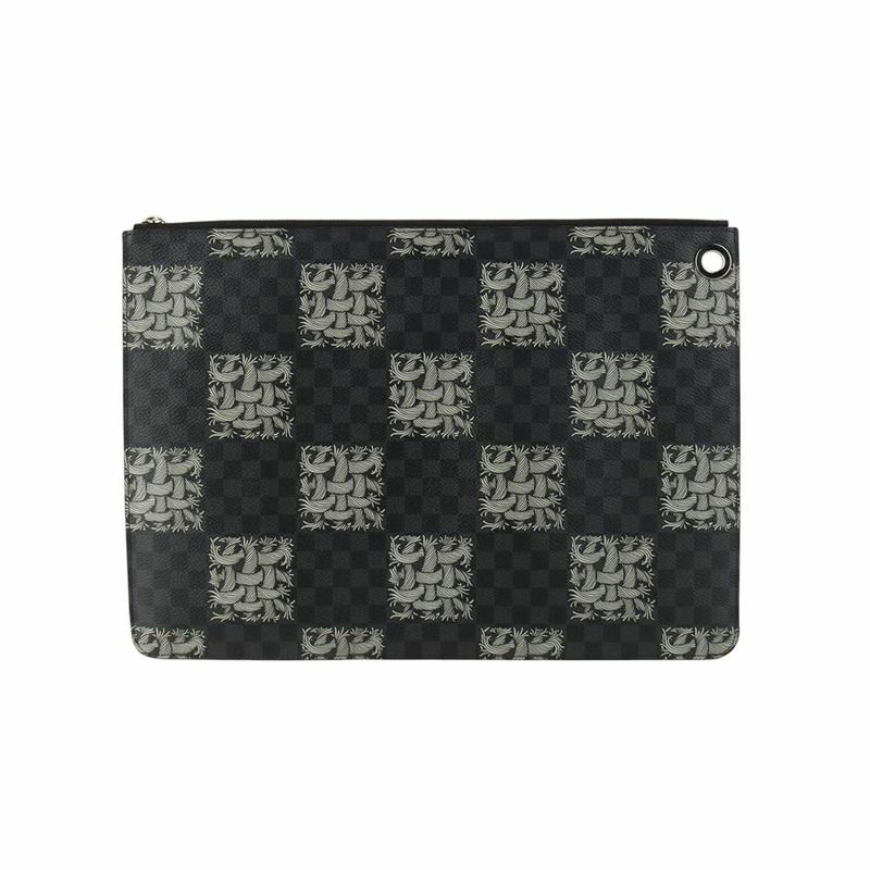 【包稅】LOUIS VUITTON Damier 石墨 Christopher Nemez 手拿包 33892Y-0