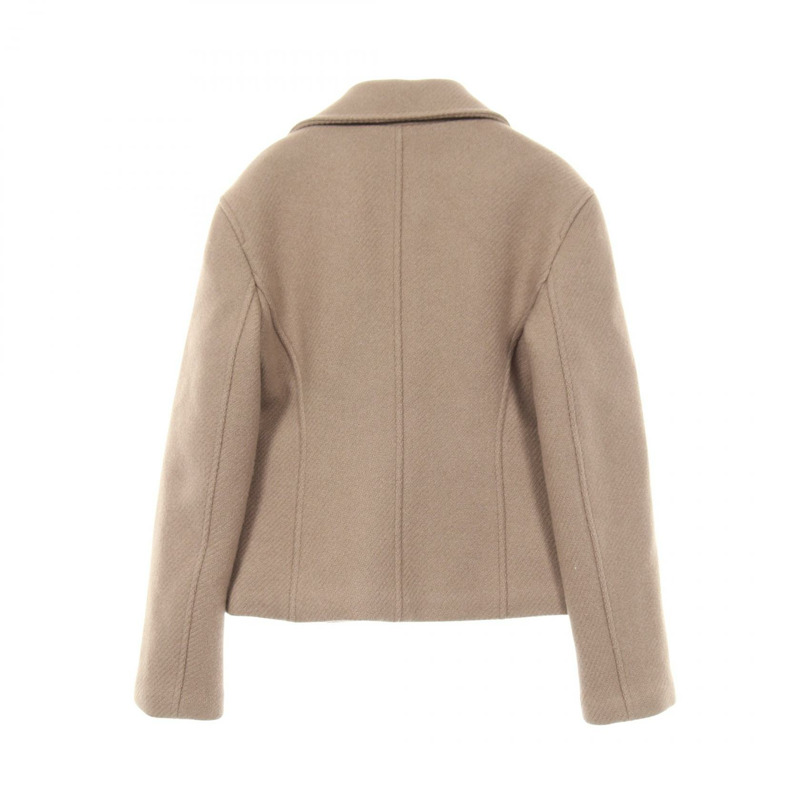 愛馬仕 (HERMES) 34 號羊絨灰色女士騎行夾克外套-1