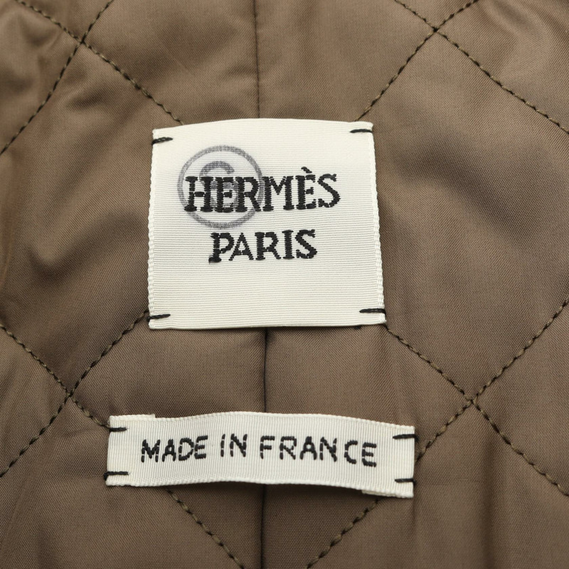 愛馬仕 (HERMES) 34 號羊絨灰色女士騎行夾克外套-2