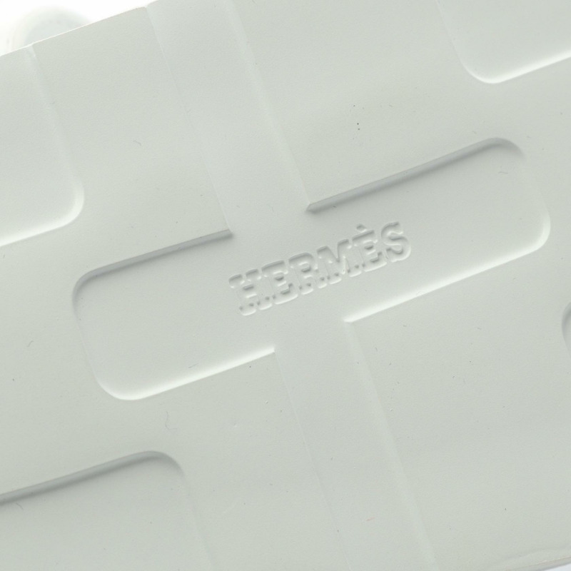 愛馬仕 Enid 涼鞋 #39 白色真皮二手女鞋-4