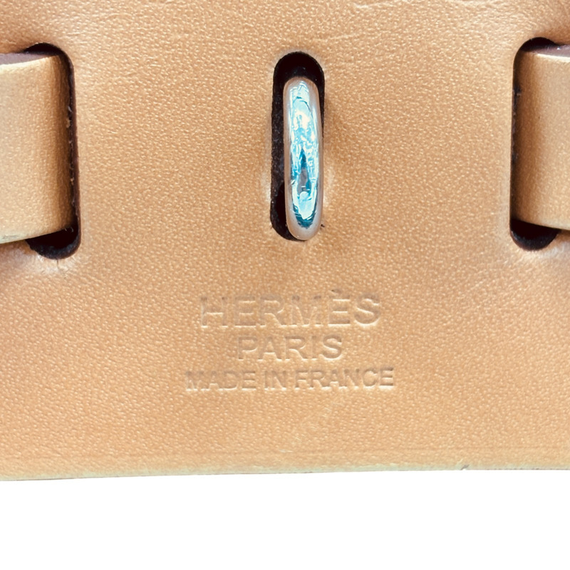 棕色 帆布 牛皮 Toile Vache hunter HerBag 31 【HERMES 愛馬仕】-4