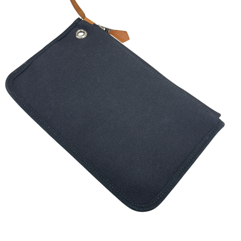 棕色 帆布 牛皮 Toile Vache hunter HerBag 31 【HERMES 愛馬仕】-9