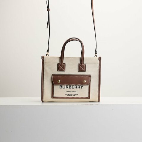 二手Burberry freya mini pocket 托特包