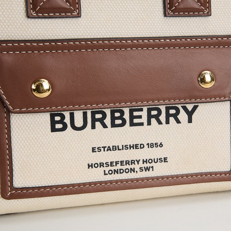 二手Burberry freya mini pocket 托特包-6