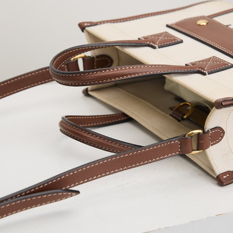 二手Burberry freya mini pocket 托特包-16