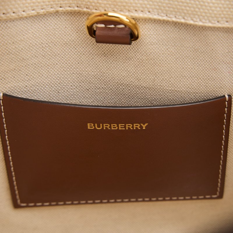 二手Burberry freya mini pocket 托特包-18