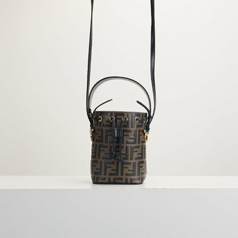 二手Fendi mini 水桶包/老花