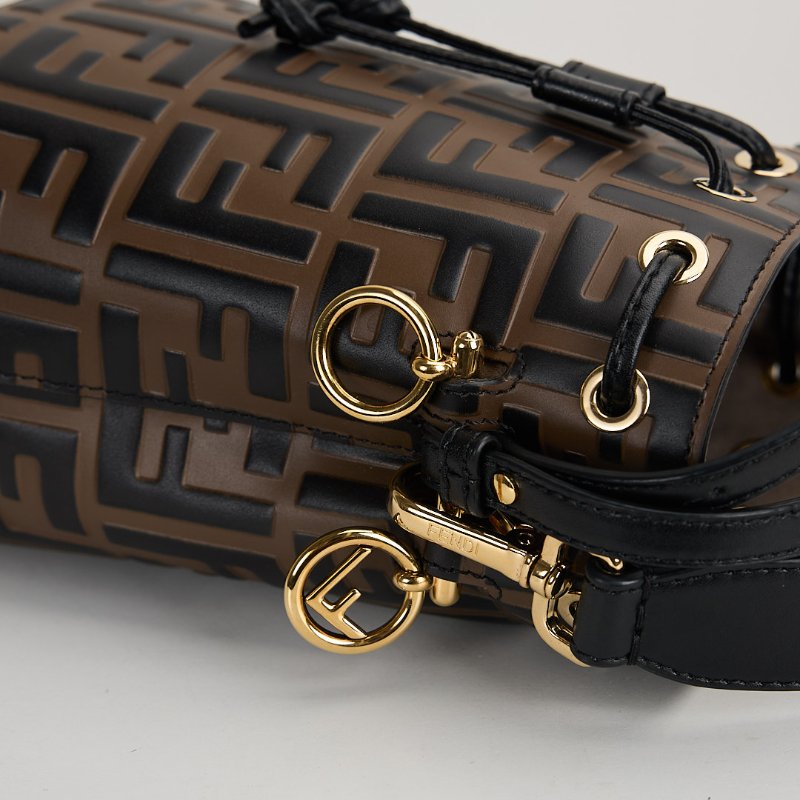 二手Fendi mini 水桶包/老花-4