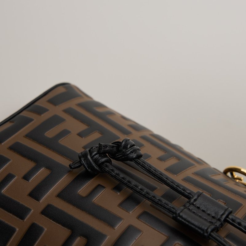 二手Fendi mini 水桶包/老花-5