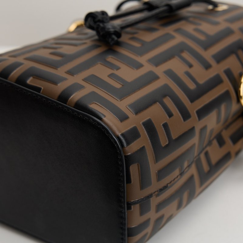 二手Fendi mini 水桶包/老花-7