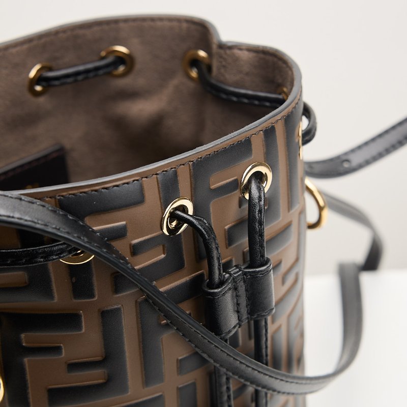 二手Fendi mini 水桶包/老花-9