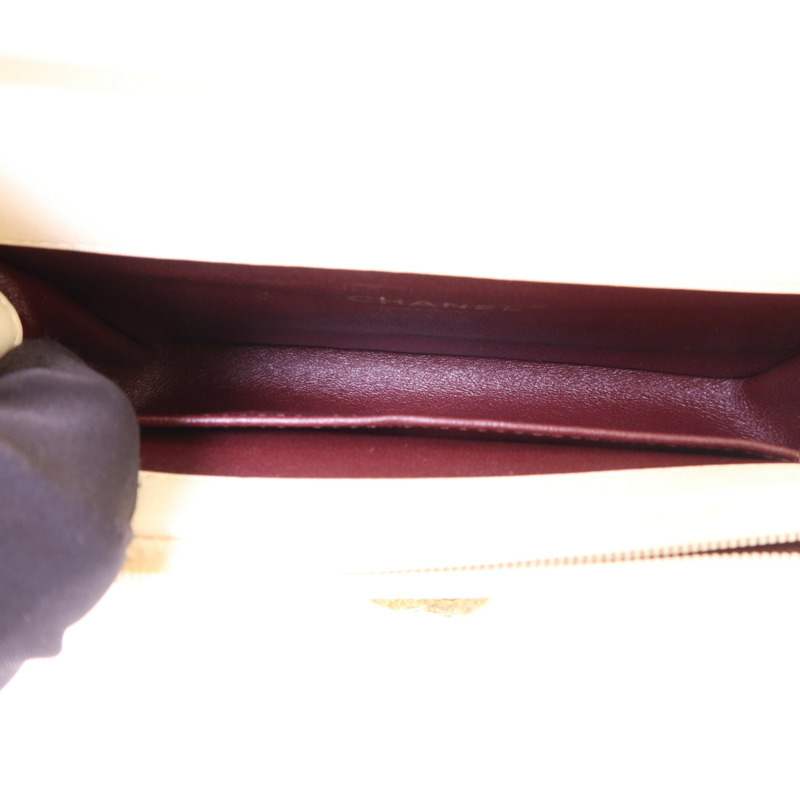 CHANEL 牛皮皮革Chain Shoulder Bag金扣鏈帶肩背袋-5