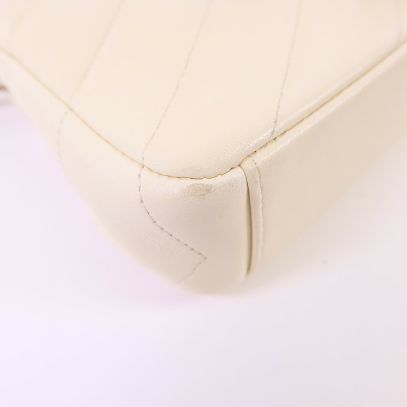 CHANEL 牛皮皮革Chain Shoulder Bag金扣鏈帶肩背袋-12