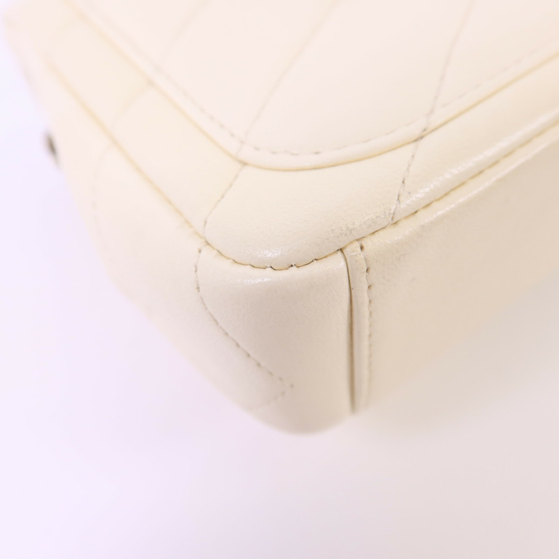 CHANEL 牛皮皮革Chain Shoulder Bag金扣鏈帶肩背袋-14