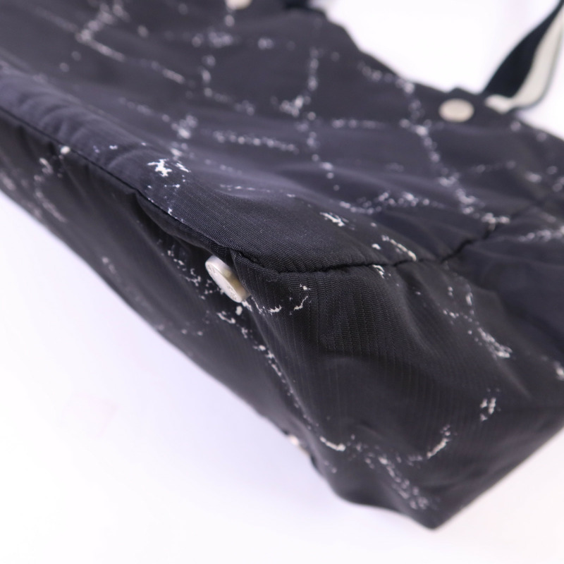 CHANEL 尼龍Trabvel Line Tote Bag銀扣手挽袋-10