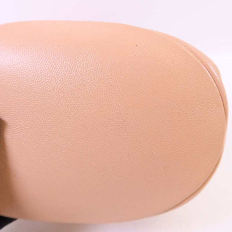 CHANEL 牛皮皮革Rivet Drawstring Bucket金扣肩背袋-16