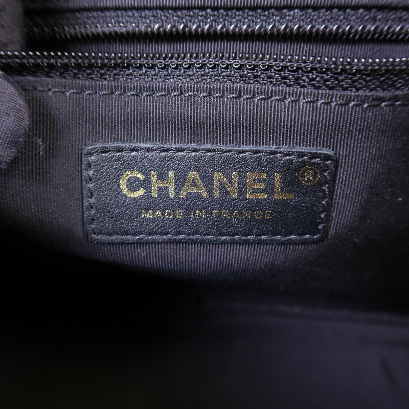 CHANEL 牛皮皮革Shoulder Bag金扣肩背袋-6