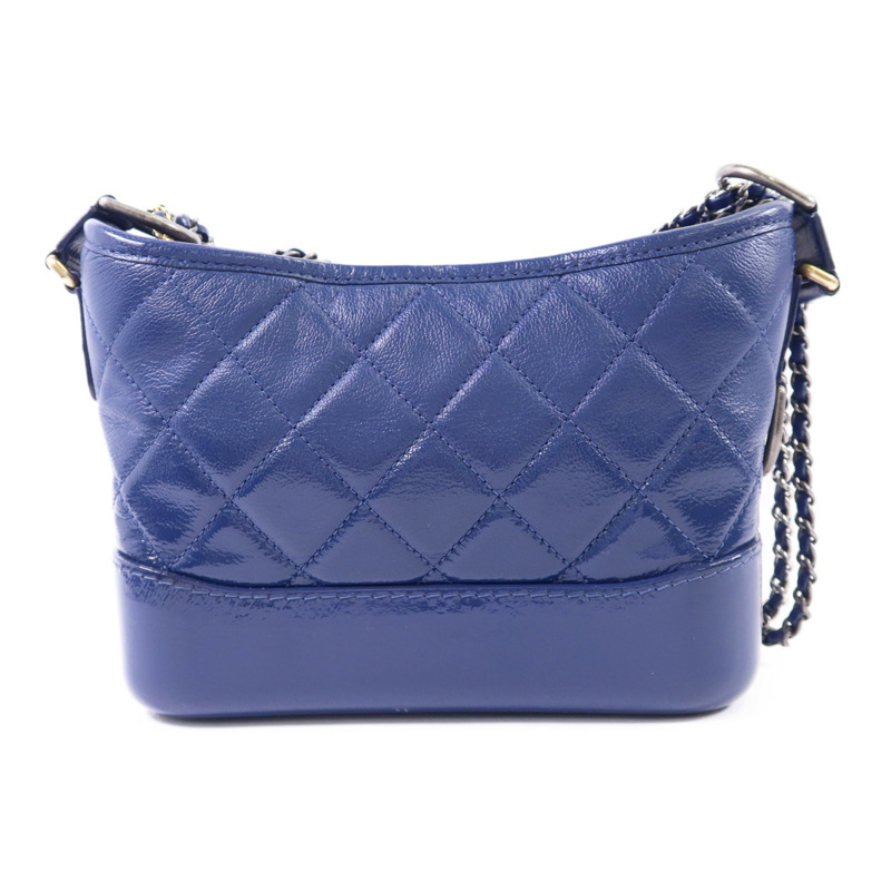 CHANEL 牛皮皮革Gabrielle Small金扣鏈帶肩背袋-1