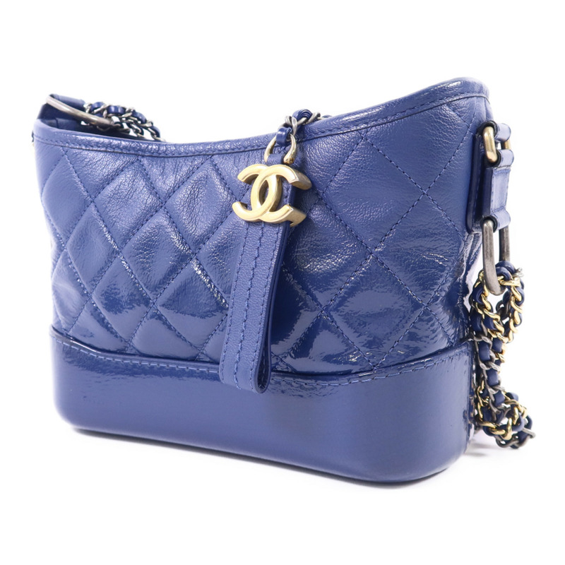 CHANEL 牛皮皮革Gabrielle Small金扣鏈帶肩背袋-2