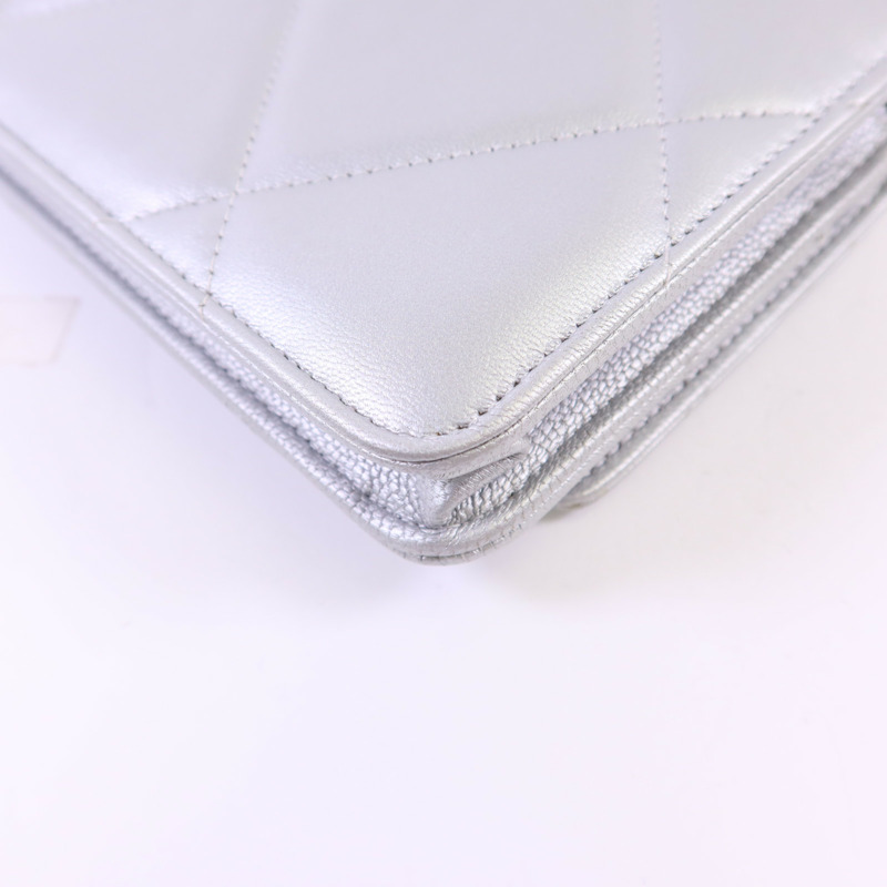 CHANEL 羊皮皮革Chanel 19 WOC手挽肩背兩用袋-16