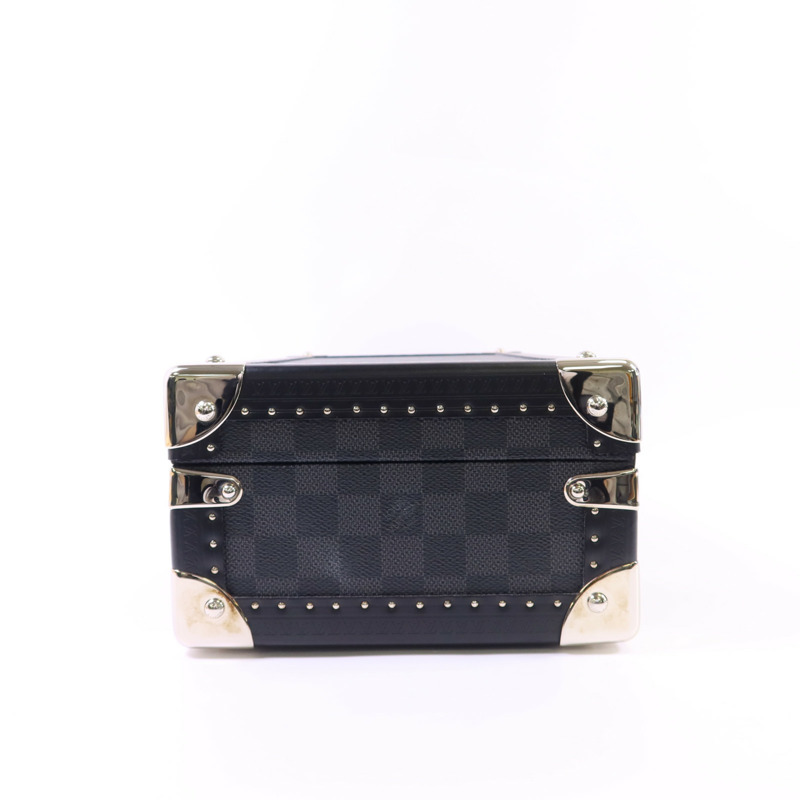 LOUIS VUITTON Damier Graphite Coffret 8 Montres銀扣手錶收納盒-2