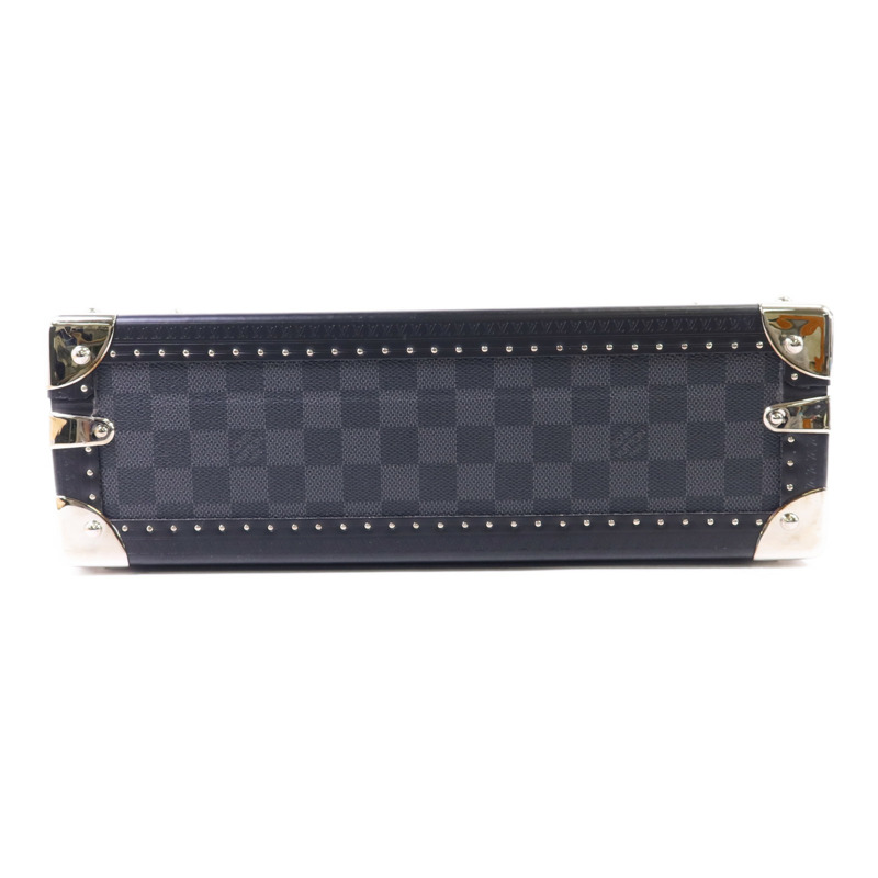 LOUIS VUITTON Damier Graphite Coffret 8 Montres銀扣手錶收納盒-3