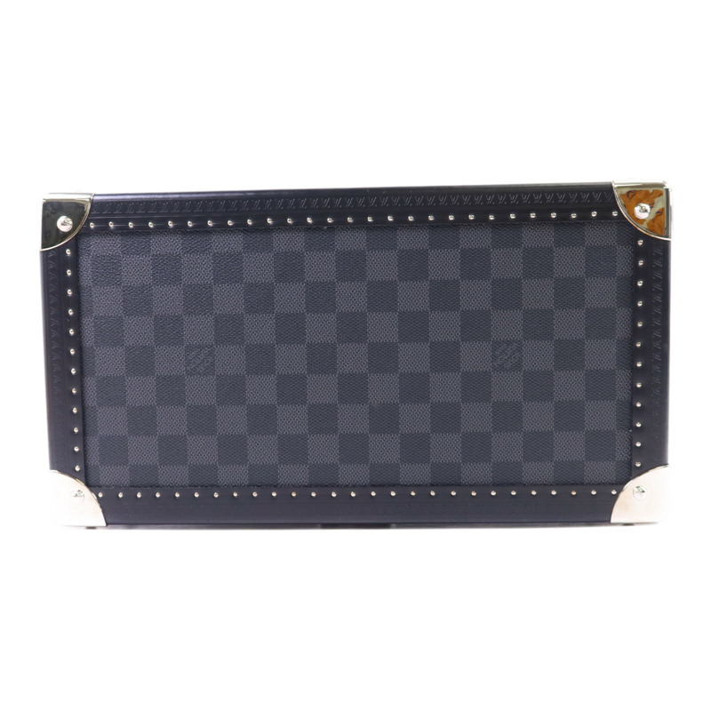 LOUIS VUITTON Damier Graphite Coffret 8 Montres銀扣手錶收納盒-4