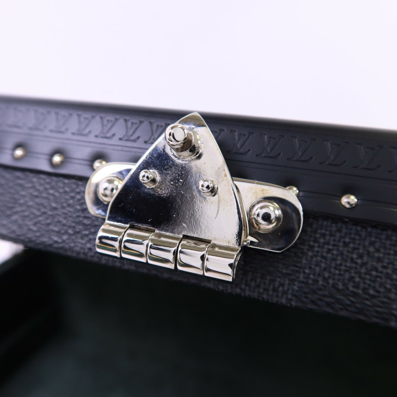 LOUIS VUITTON Damier Graphite Coffret 8 Montres銀扣手錶收納盒-10