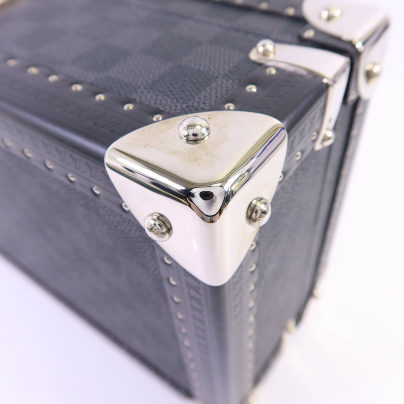 LOUIS VUITTON Damier Graphite Coffret 8 Montres銀扣手錶收納盒-12
