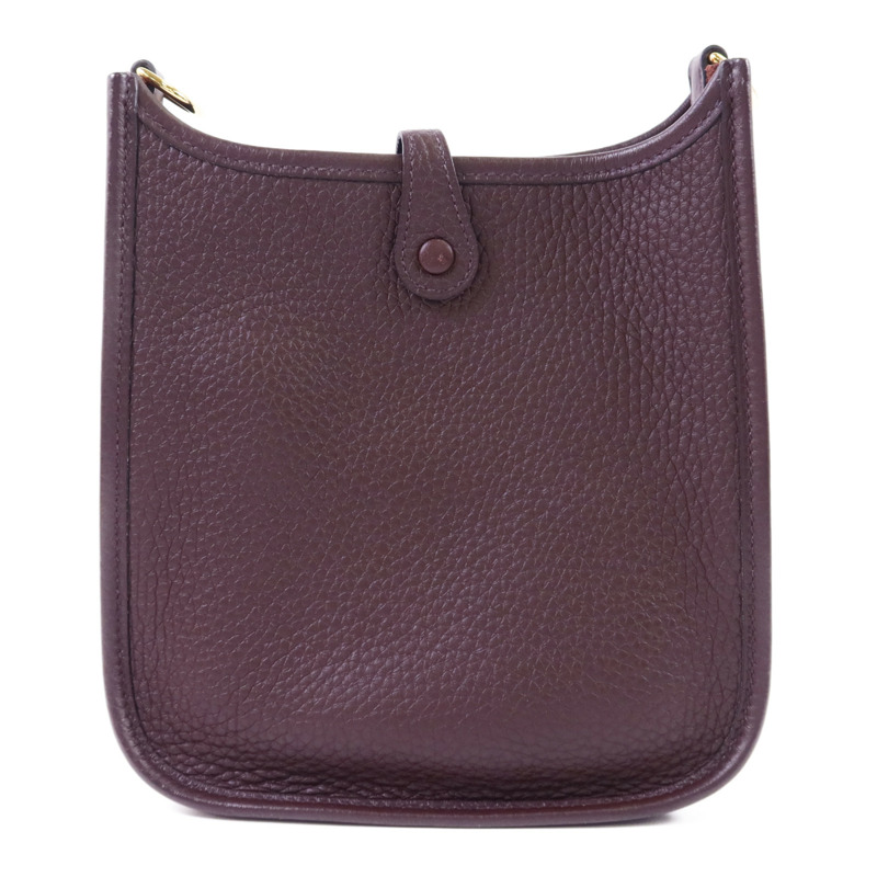 HERMES Clemence皮革Evelyne TPM金扣肩背袋-1