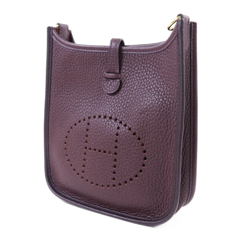 HERMES Clemence皮革Evelyne TPM金扣肩背袋-2