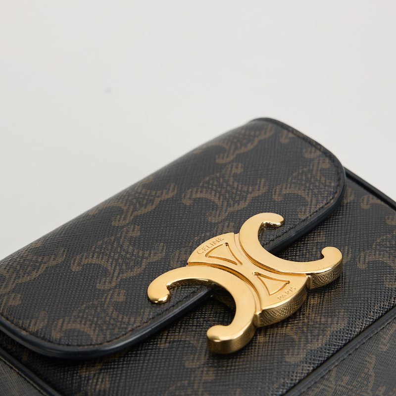 二手Celine mini凱旋門小包/老花-8