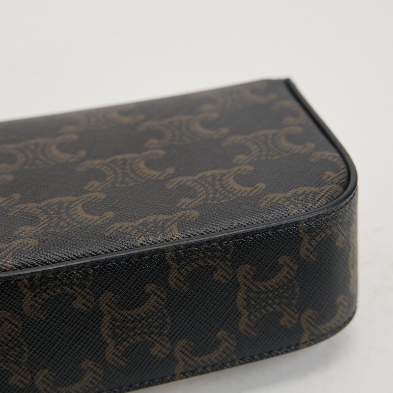 二手Celine mini凱旋門小包/老花-10