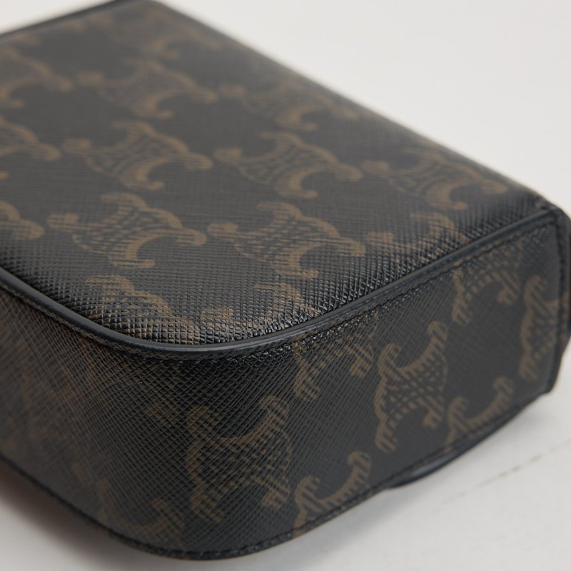 二手Celine mini凱旋門小包/老花-11