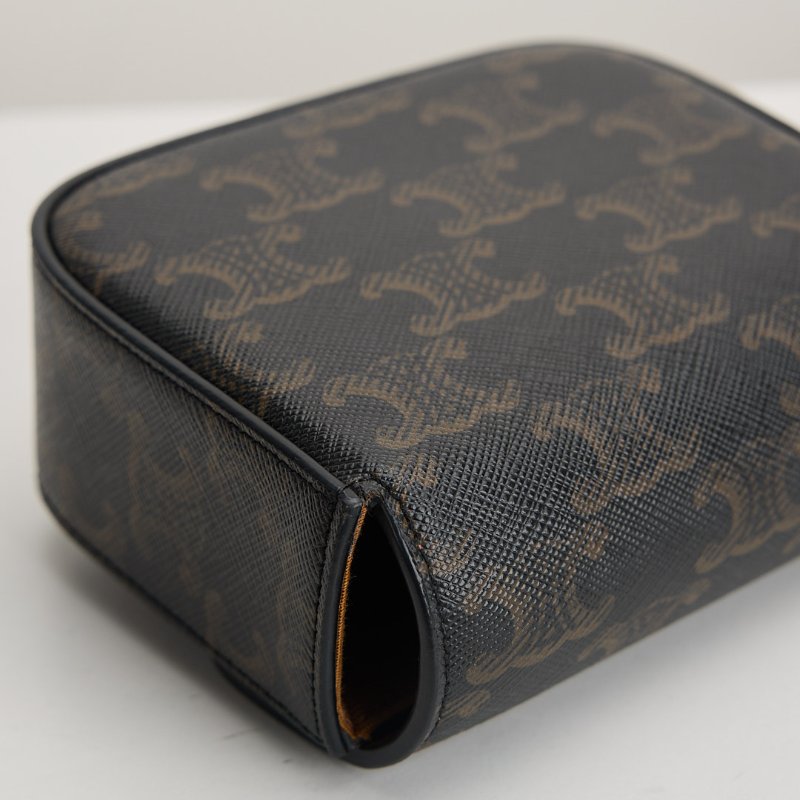 二手Celine mini凱旋門小包/老花-12